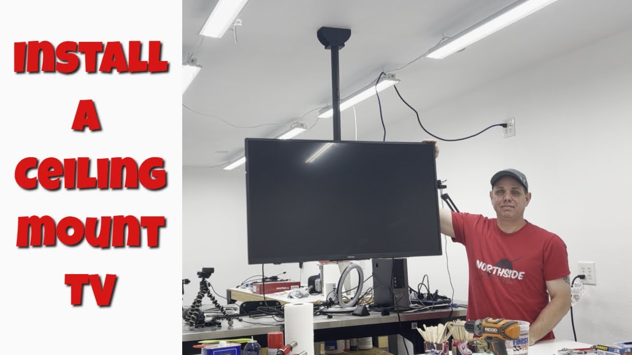 How to Install a Ceiling Tv Mount
